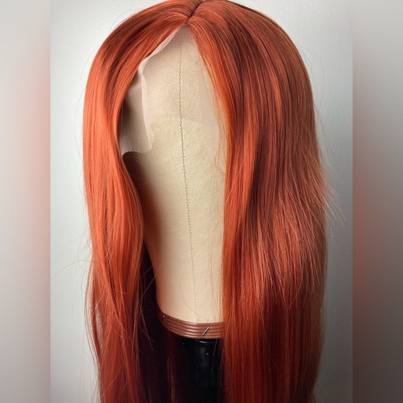 Ginger Copper Red Lace Front Wig - Picture 5 of 11